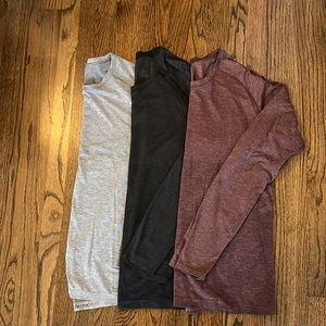 Lululemon Mens Metal Vent Tech Long Sleeve Bundle